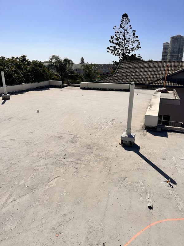 Beachfront rooftop prepared for a new membrane